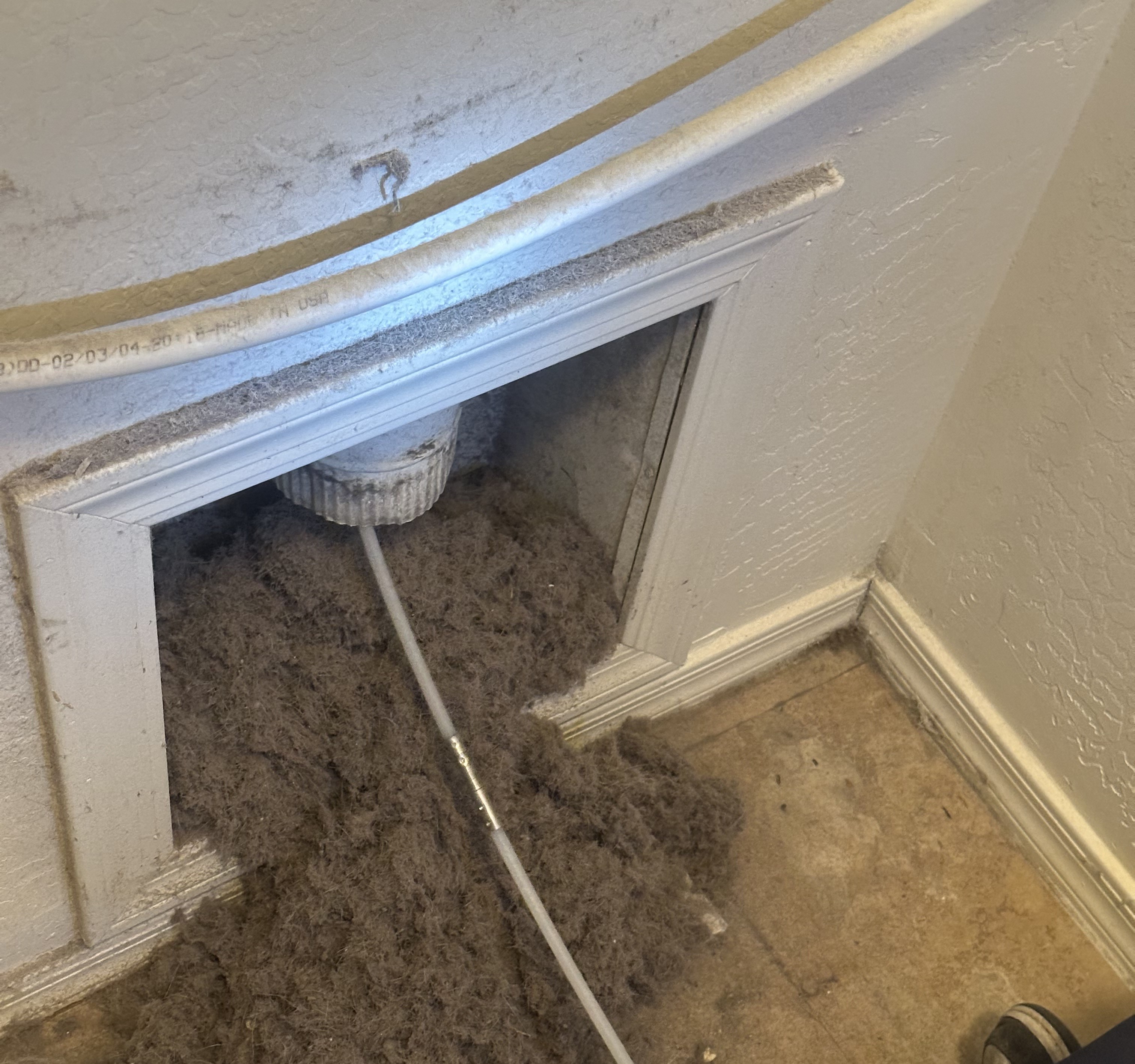 Dryer vent cleaning
